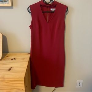 Calvin Klein red dress